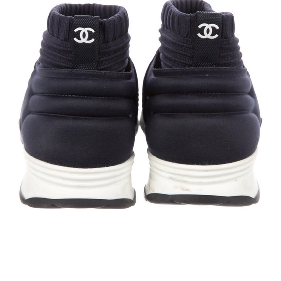 CHANEL Shoes - Chanel Black and White Sneakers